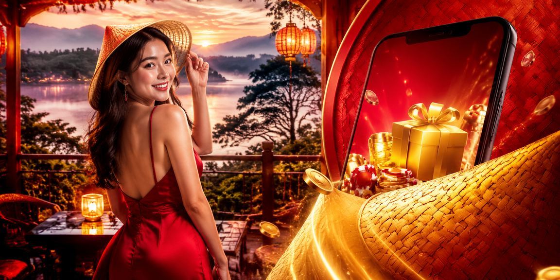 Người dùng tại Đà Lạt đội nón lá trải nghiệm casino trực tuyến trên điện thoại di động